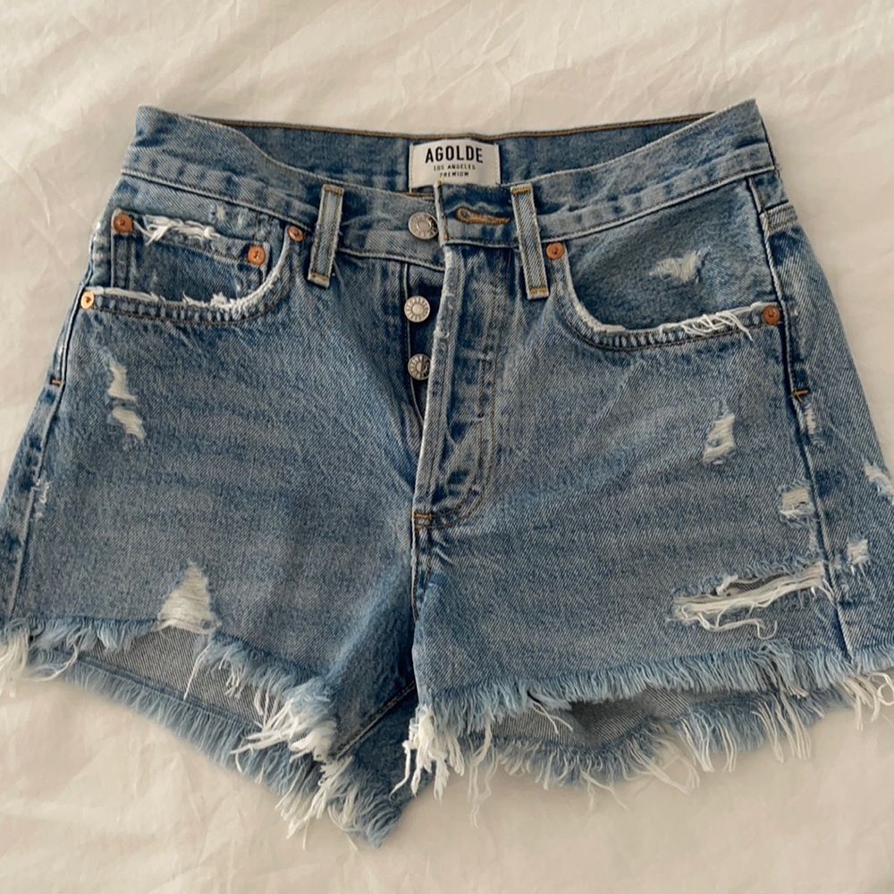 Agolde denim shorts